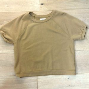 Madewell short sleeved sweatshirt